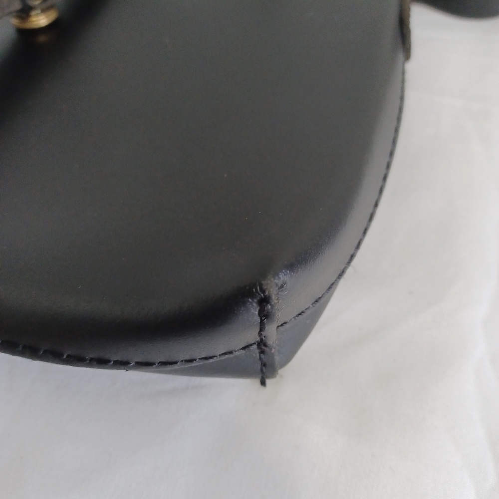 J.CREW Parker crossbody bag black leather - Picture 6 of 10